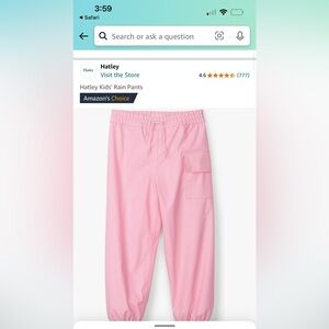 Hatley rain pants